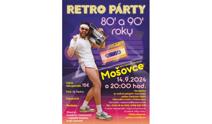 Mošovce - Retro párty