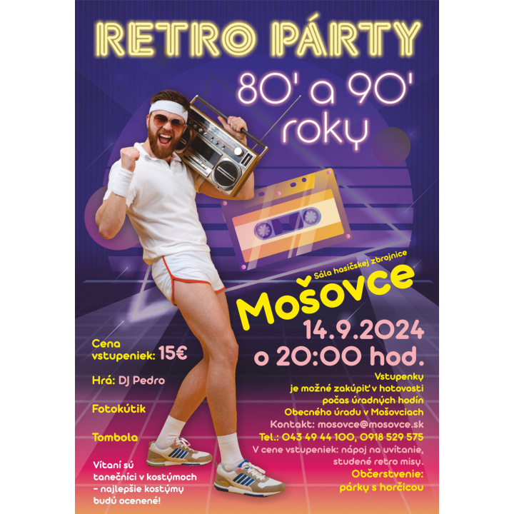 Mošovce - Retro párty